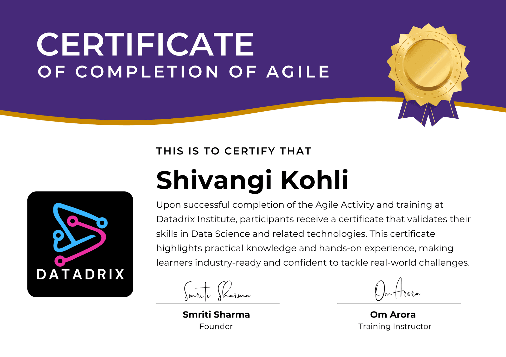 Training and Internship Certification in Full Stack Web Development